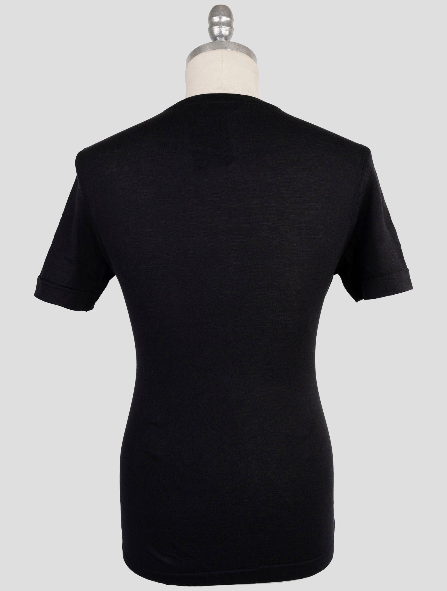 Kiton Knt Blue Cotton T-Shirt