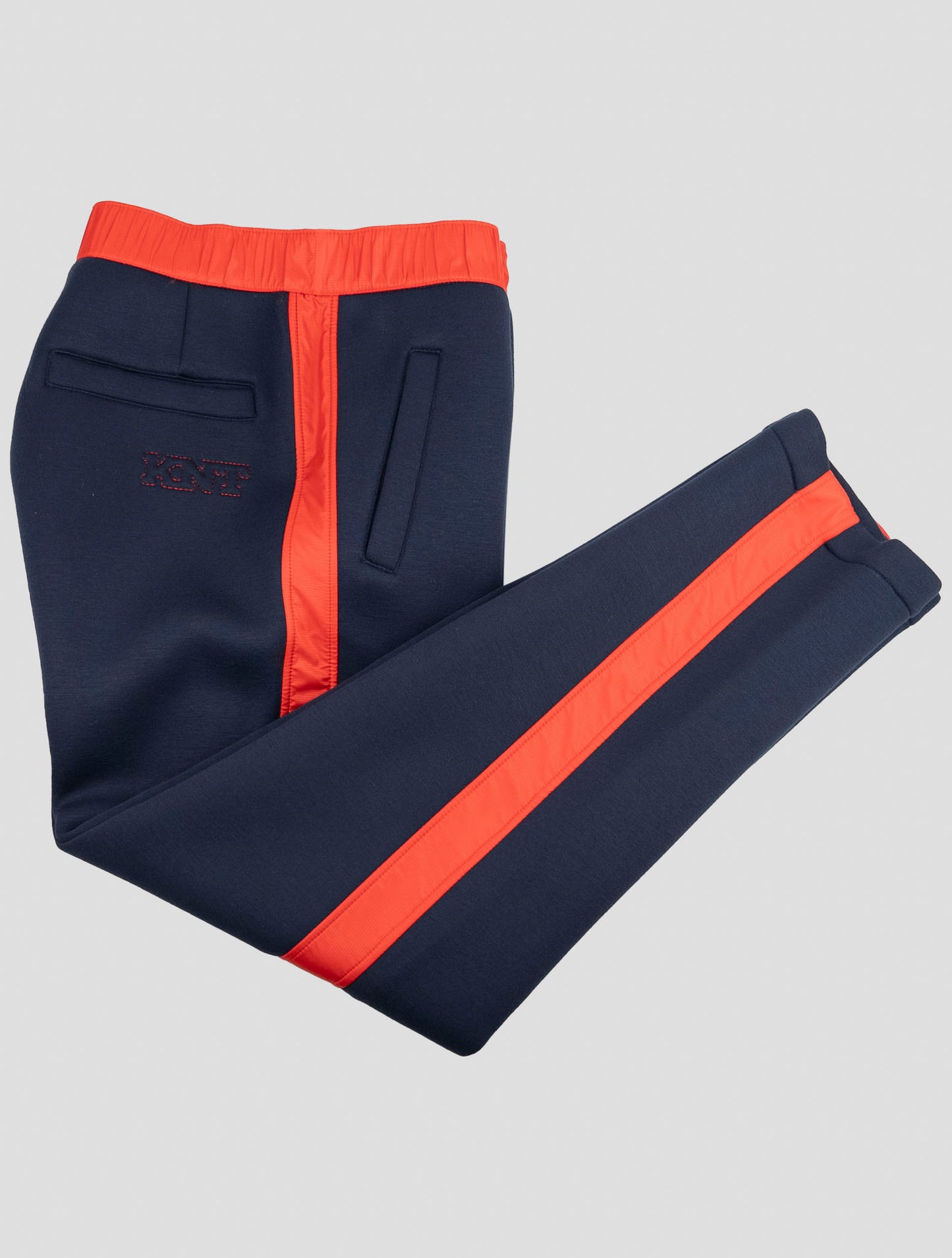 Kiton Knt Blue Red Viscose Ea Pants