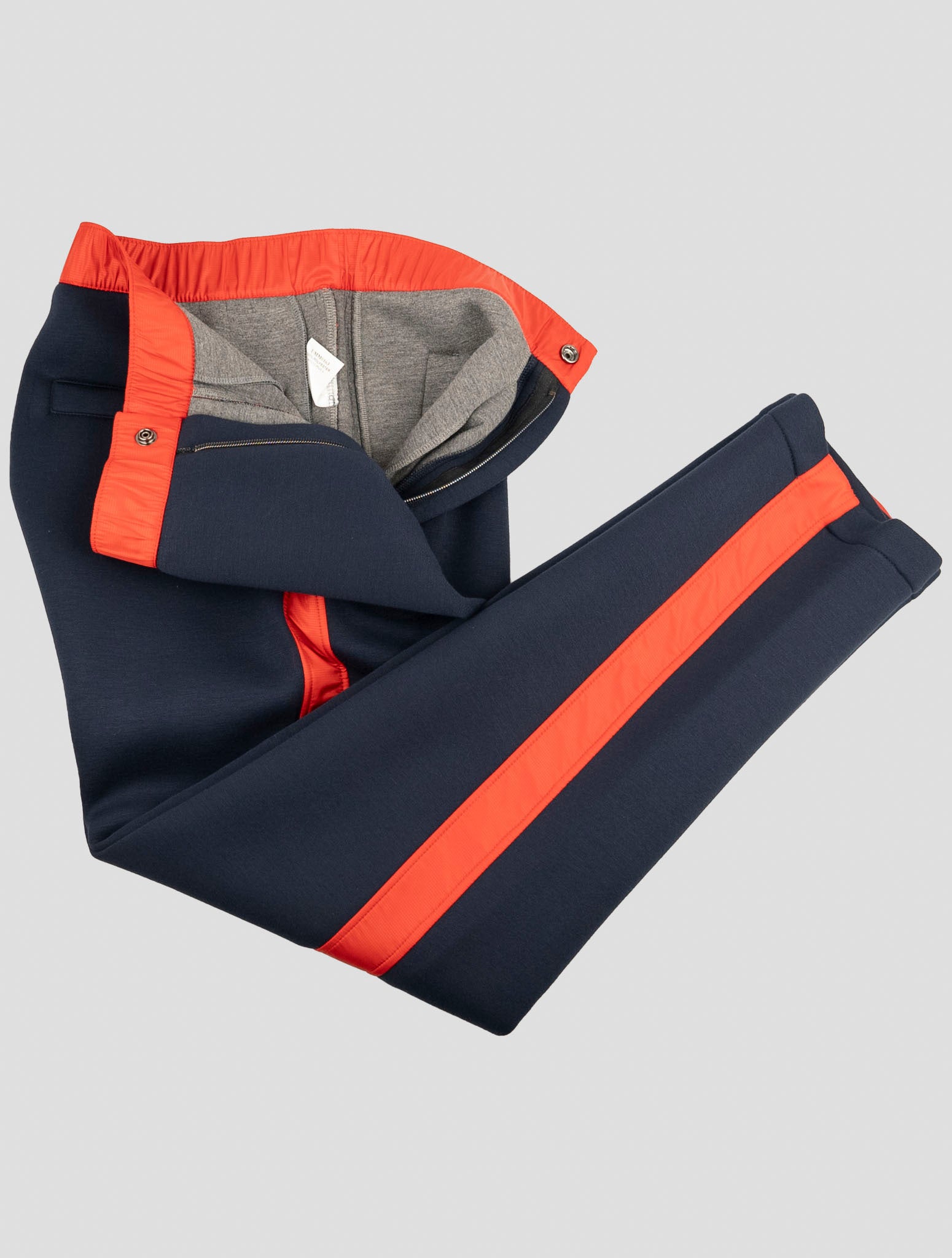 Kiton Knt Blue Red Viscose Ea Pants