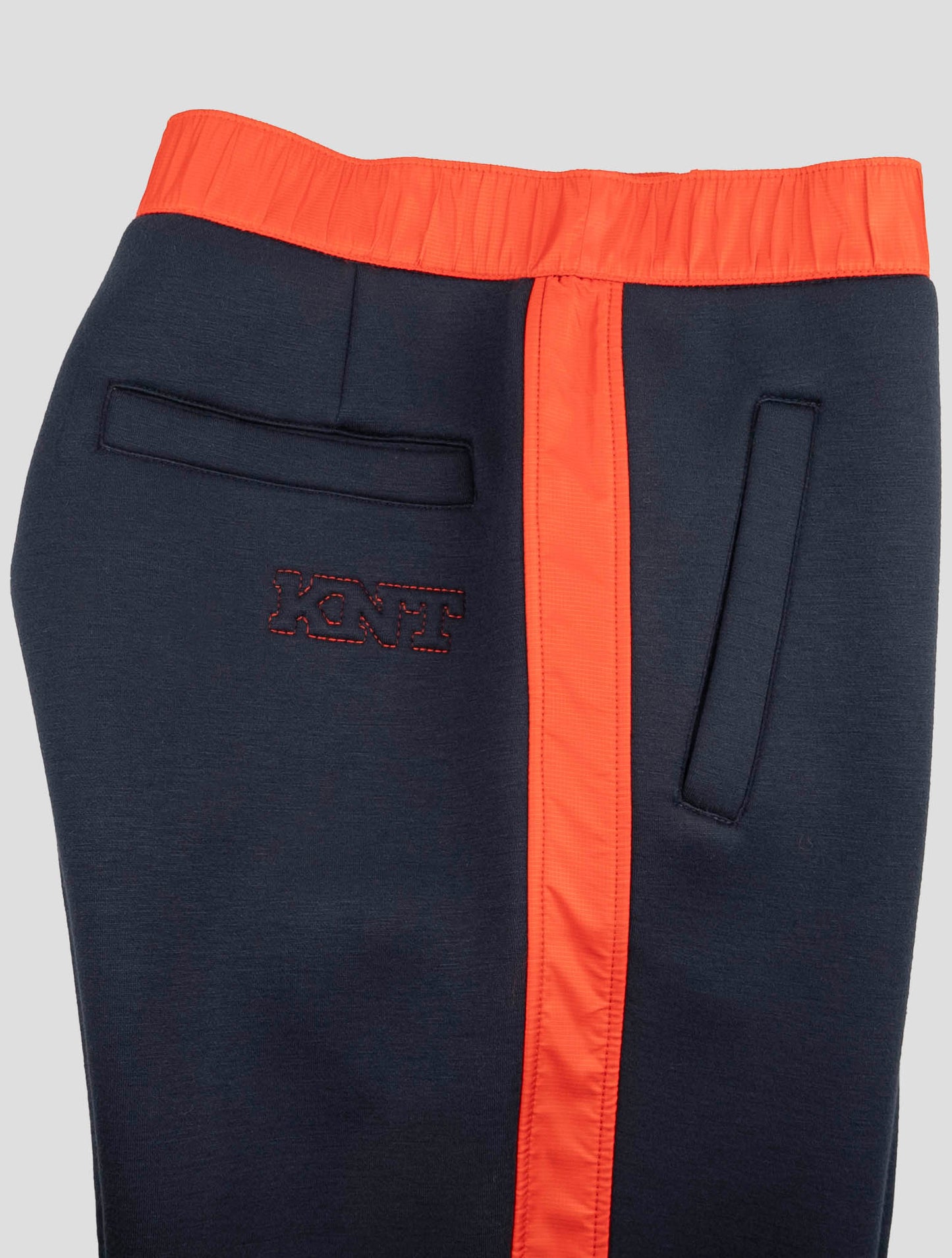 Kiton Knt Blue Red Viscose Ea Pants