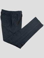Kiton Knt Green Cotton Cashmere Silk Pants