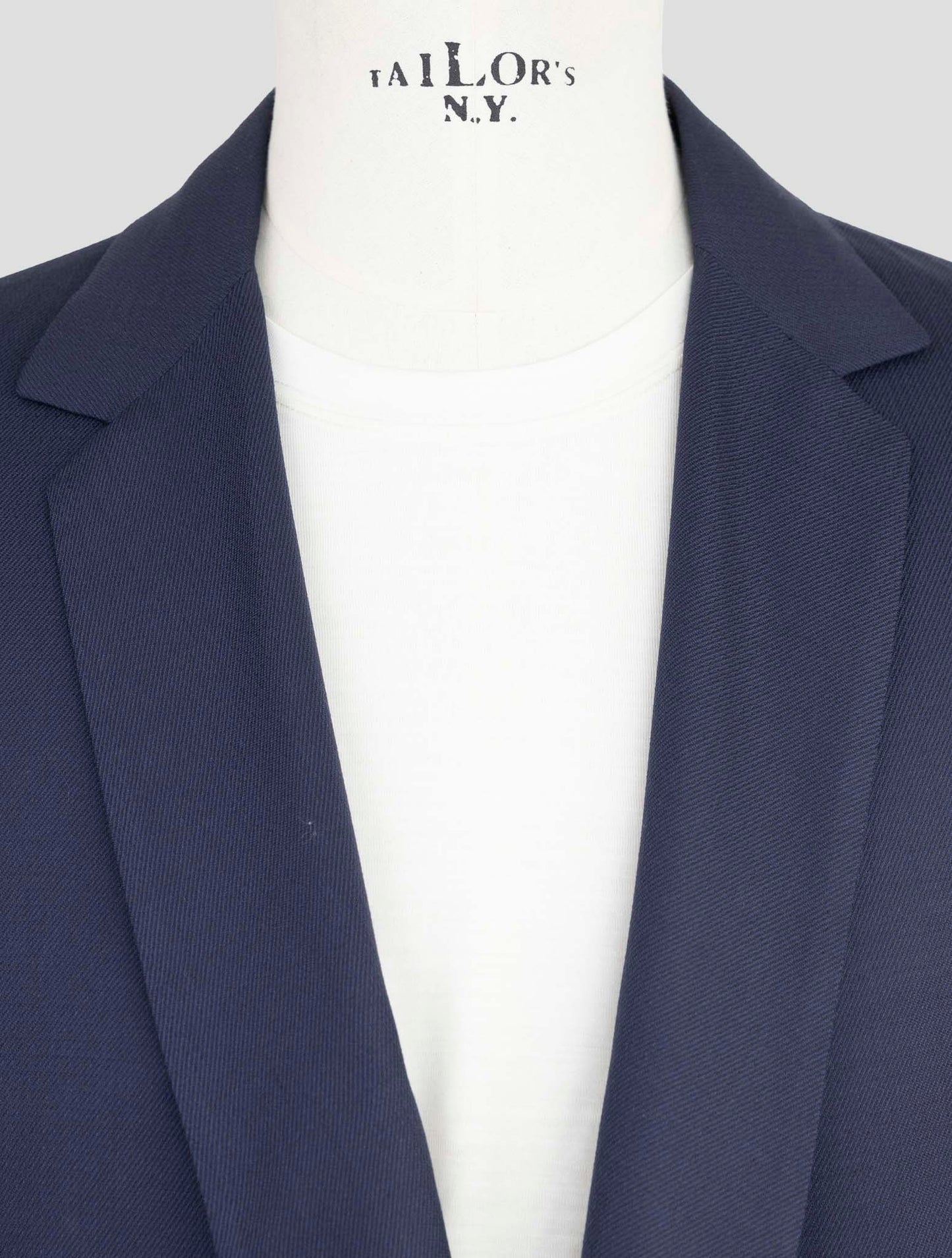 Kiton Knt Blue Virgin Wool Overcoat