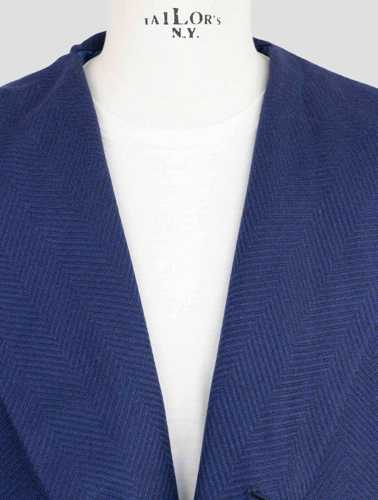 Kiton Knt Blue Cashmere Overcoat