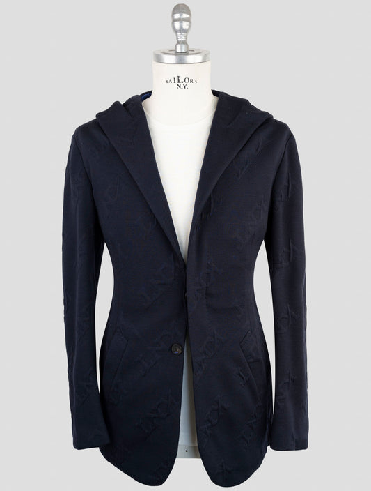 Kiton Knt Blue Virgin Wool Pa Blazer