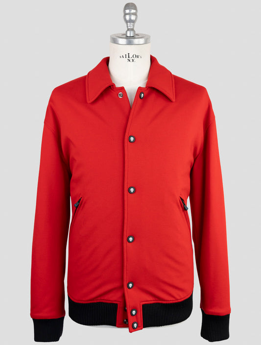 Kiton Knt Red Viscose Pa Ea Special Edition Coat