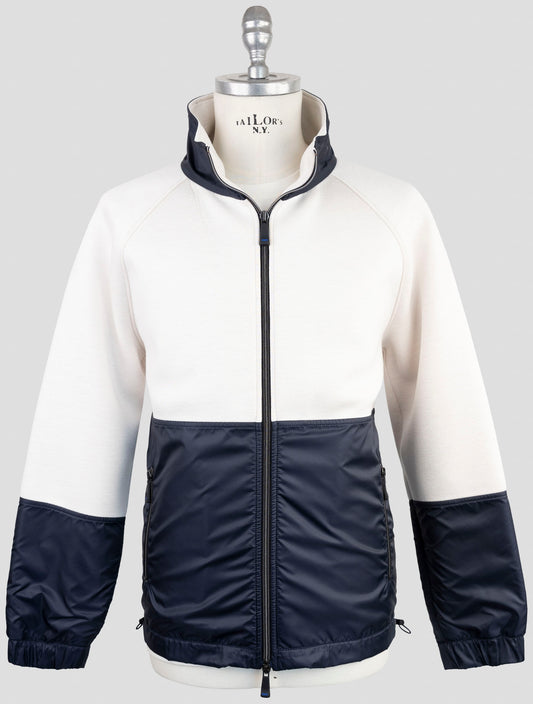 Kiton Knt White Viscose Ea Coat