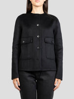 Kiton Black Cashmere Blazer