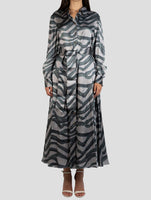 Kiton Green Silk Dress