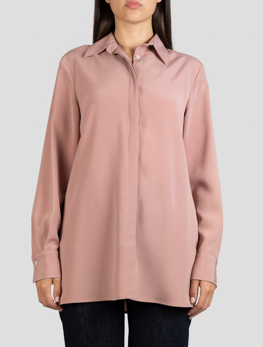 Kiton Pink Acetate Pe Shirt