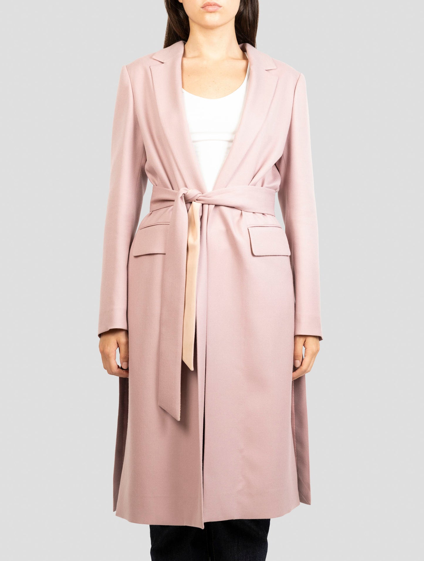 Kiton Pink Cashmere Overcoat