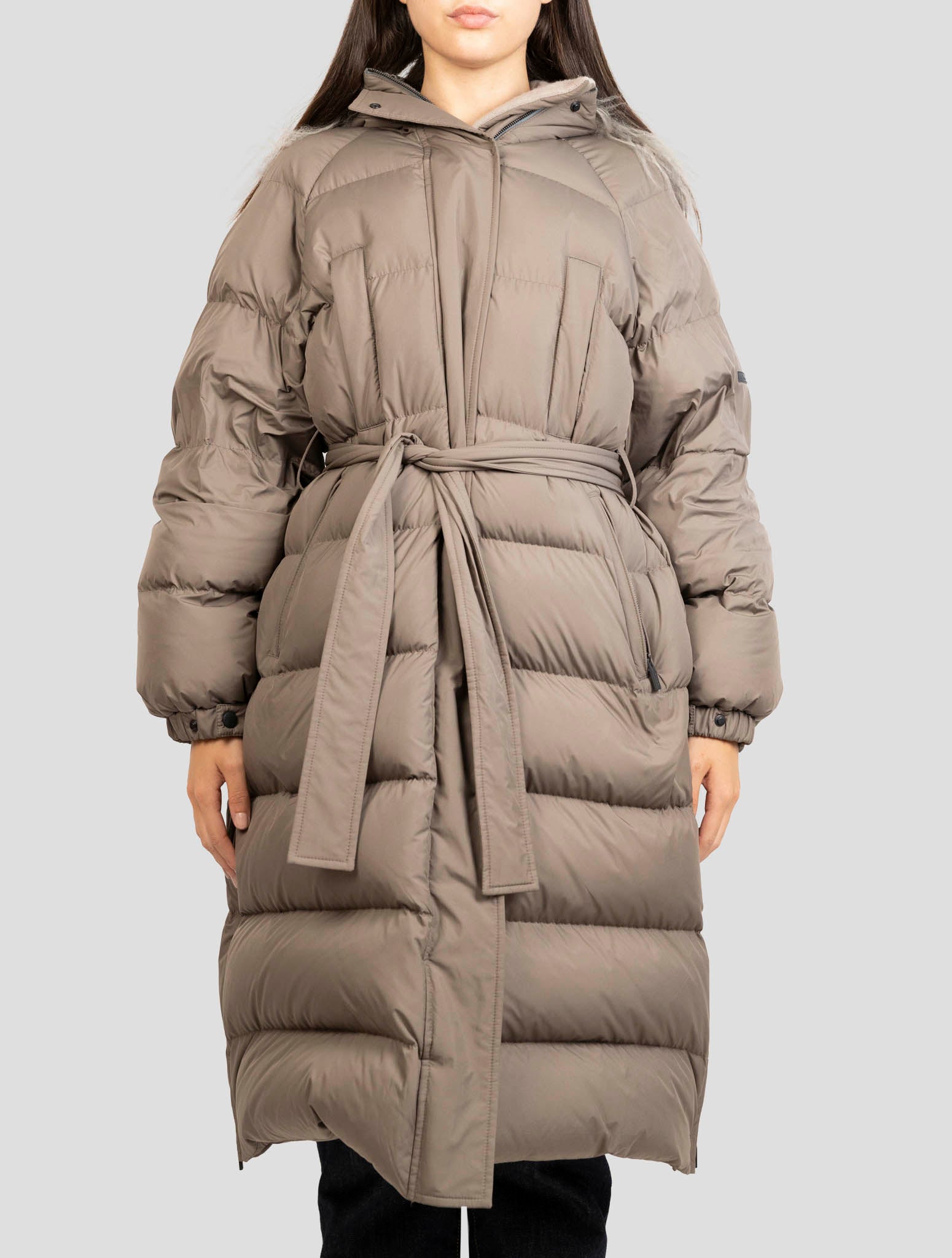 Kiton Taupe Pl Overcoat