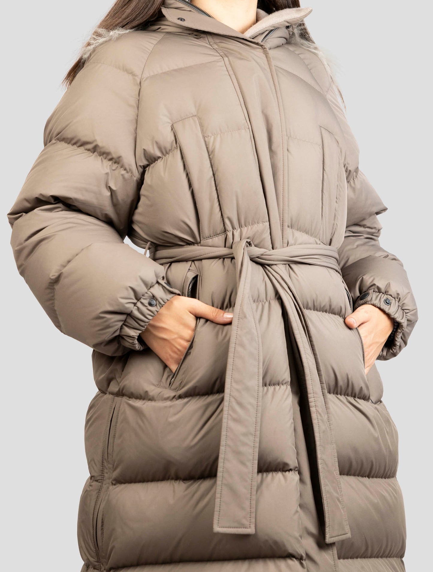 Kiton Taupe Pl Overcoat