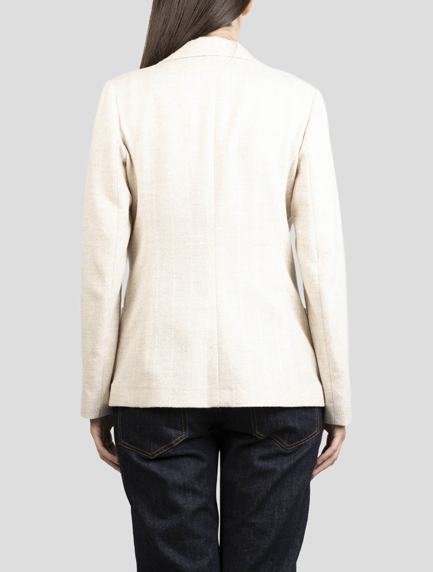 Kiton Beige Alpaca Pa Linen Blazer