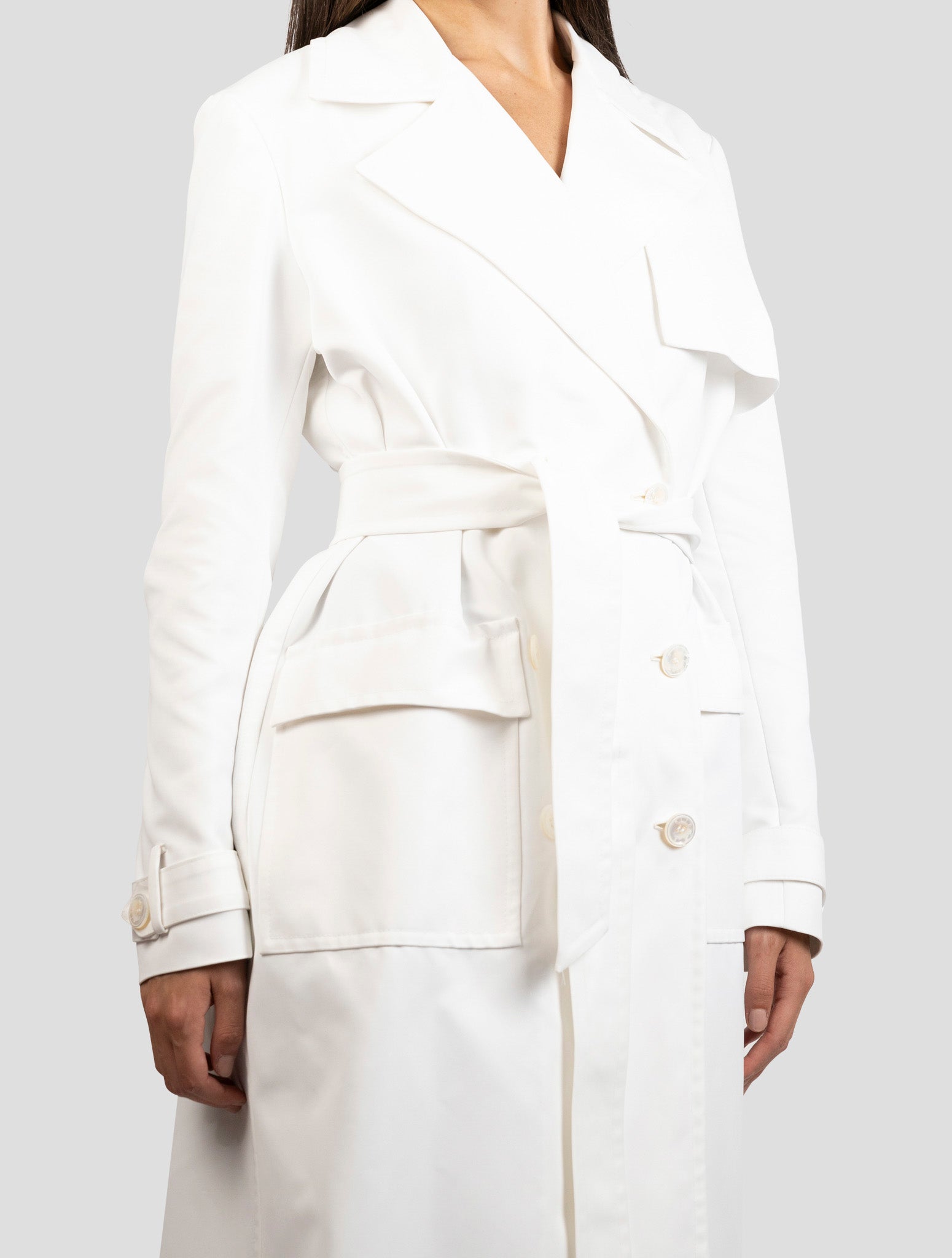 Kiton White Pa Blazer