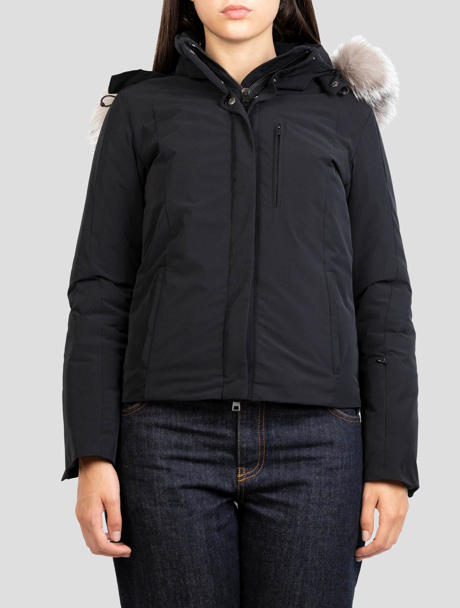 Kiton Black Pl Coat