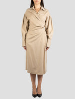 Kiton Beige Cashmere Dress