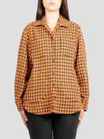 Kiton Orange Cashmere Overshirt