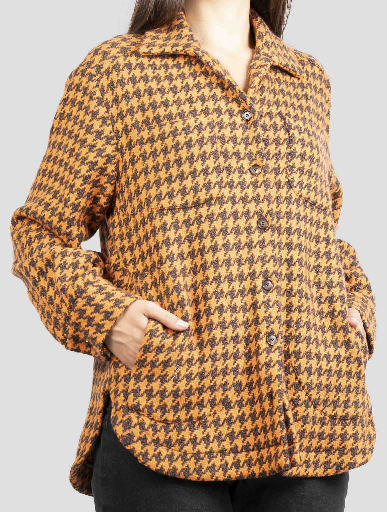 Kiton Orange Cashmere Overshirt