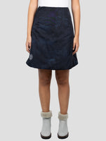 Kiton Gray Blue Cashmere Ea Snow Skirt