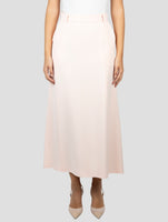 Kiton Pink Viscose Acetate Skirt