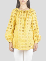 Kiton Yellow Linen Shirt
