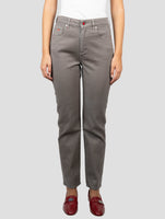 Kiton Taupe Cotton Ea Jeans