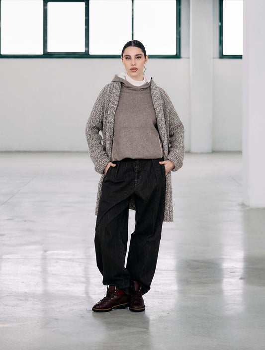 Kiton Brown Cotton Ea Velvet Pants