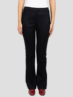 Kiton Black Virgin Wool Cashmere Ea Pants