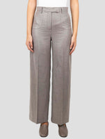 Kiton Brown Cashmere Sik Pants