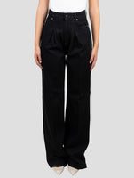 Kiton Black Cotton Pl Viscose Jeans