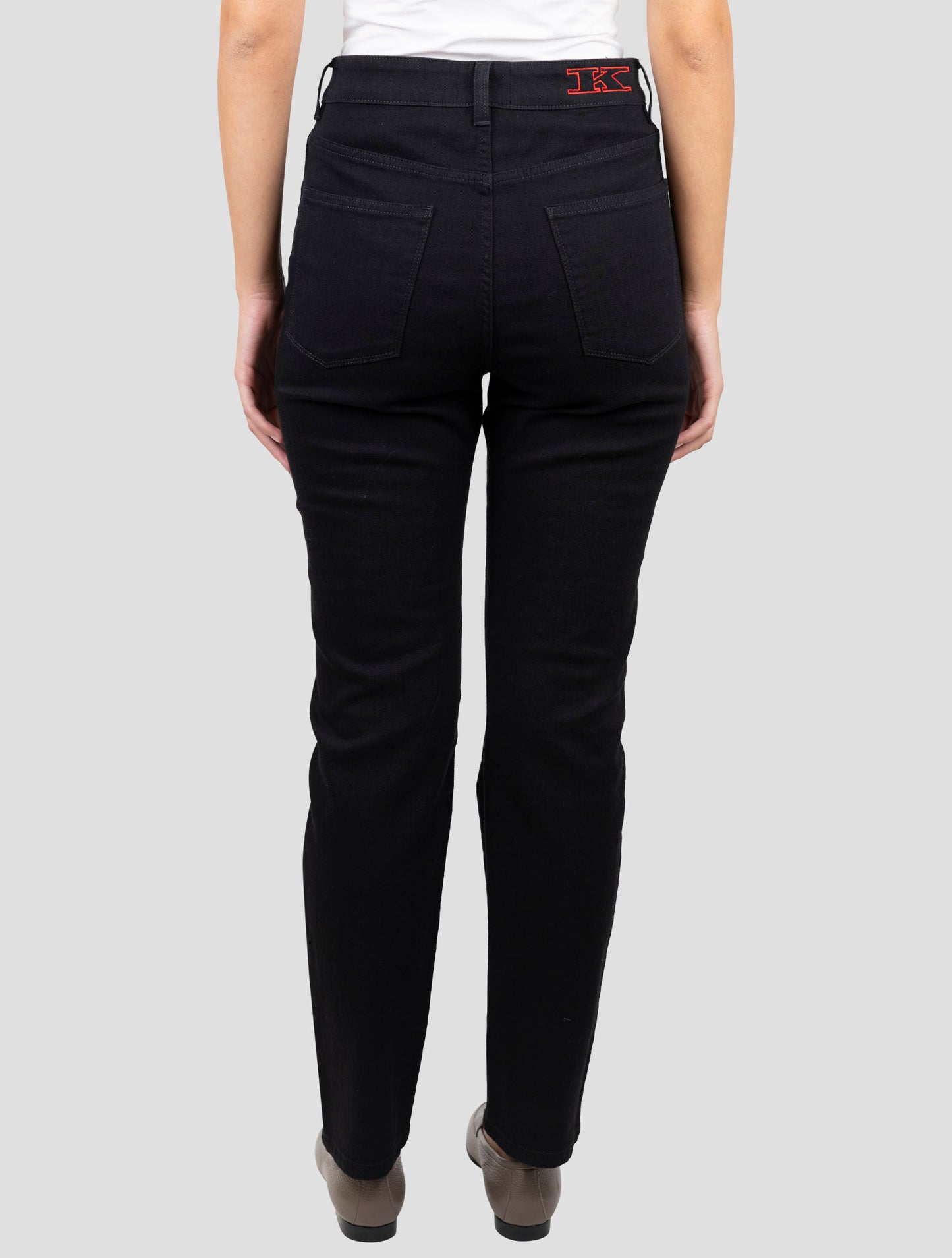 Kiton Black Cotton Cashmere Ea Jeans
