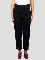 Kiton Black Cotton Cashmere Ea Jeans