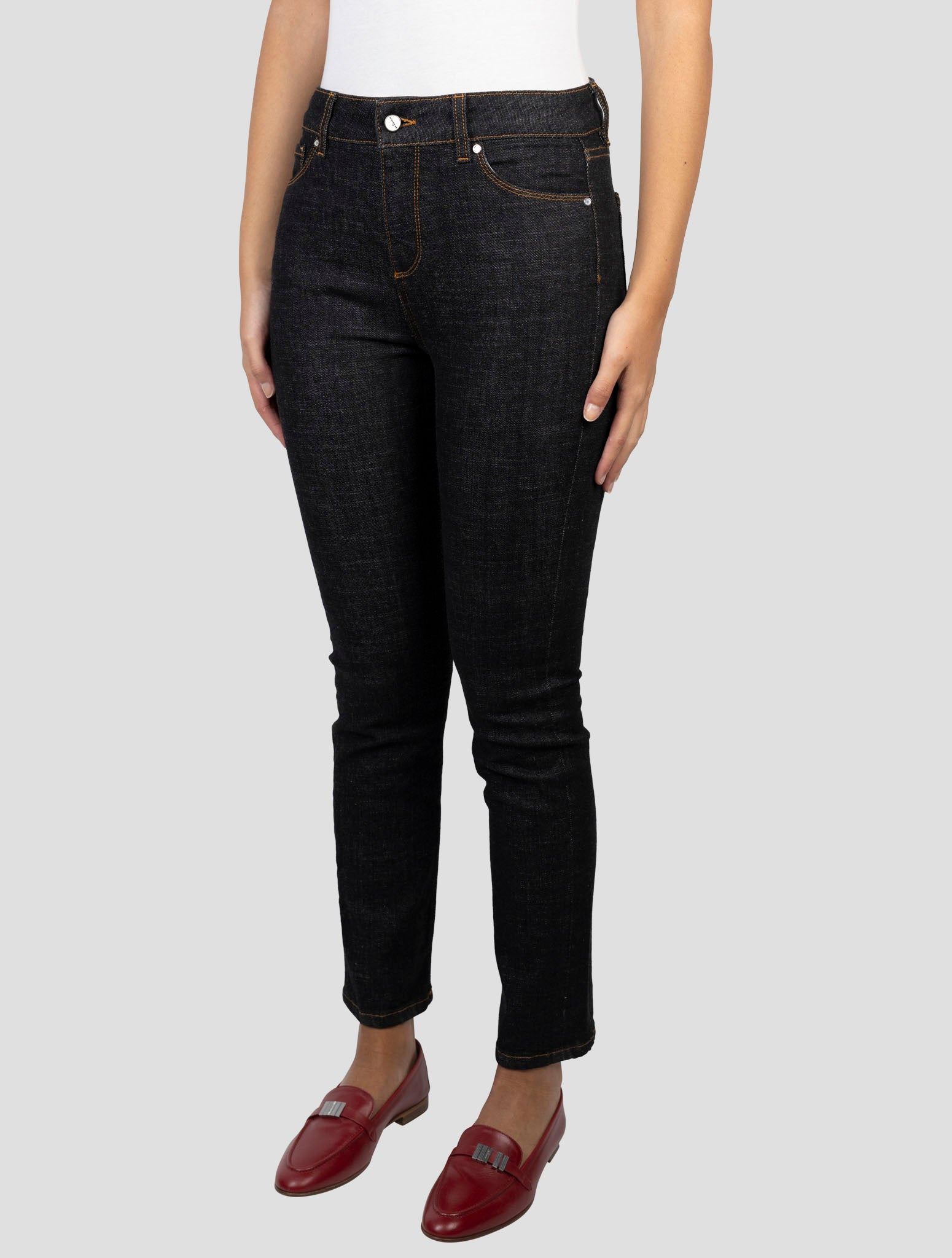 Kiton Black Cotton Ea Jeans