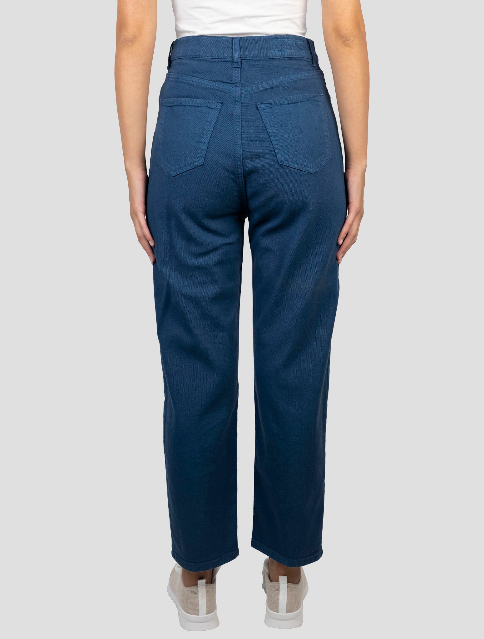 Kiton Blue Cotton Cashmere Ea Jeans