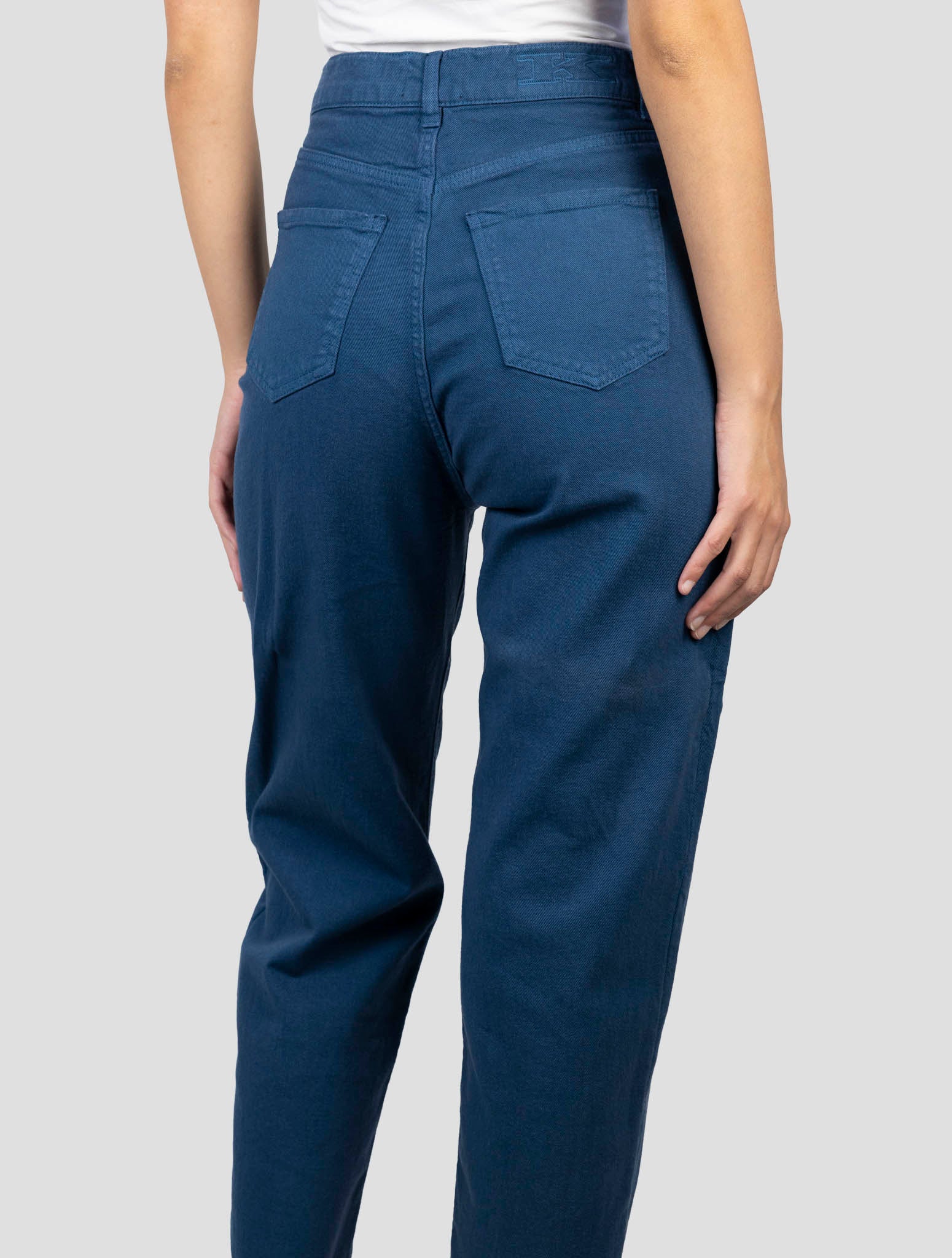 Kiton Blue Cotton Cashmere Ea Jeans
