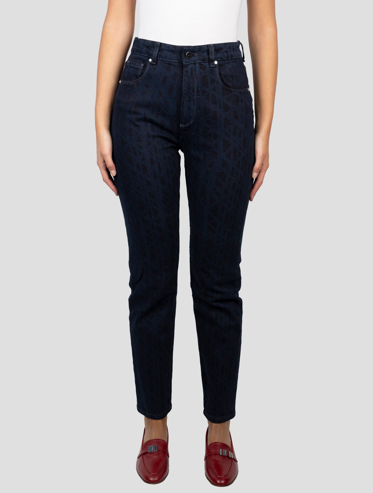 Kiton Blue Cotton Ea Jeans