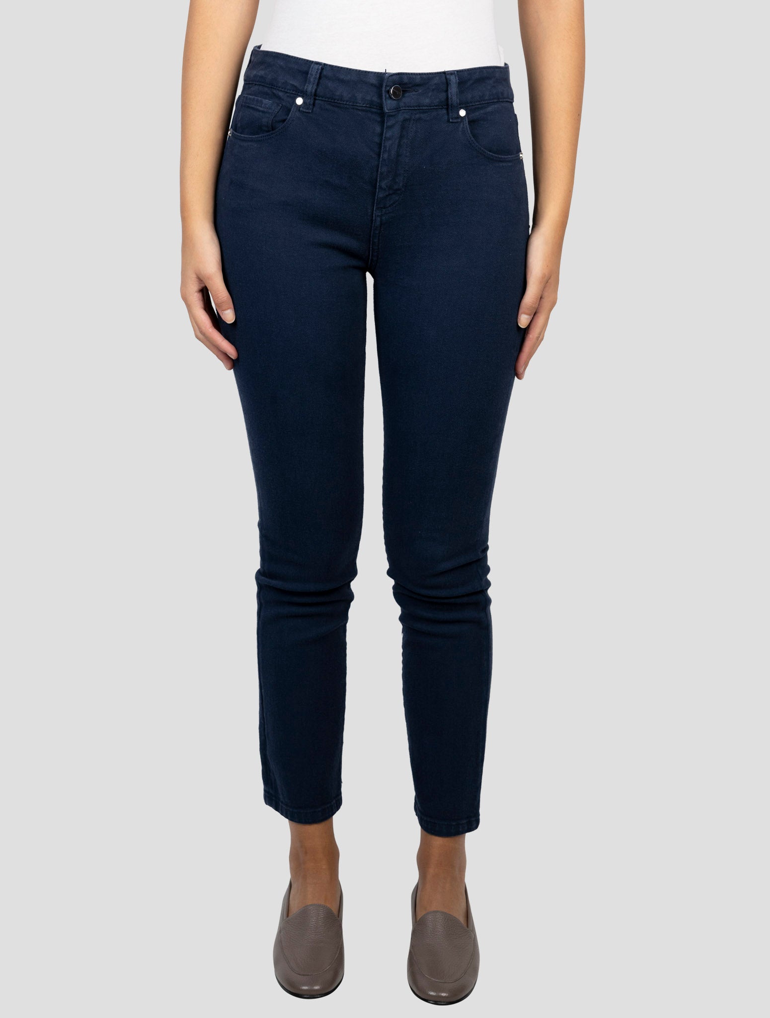 Kiton Blue Cotton Ea Jeans