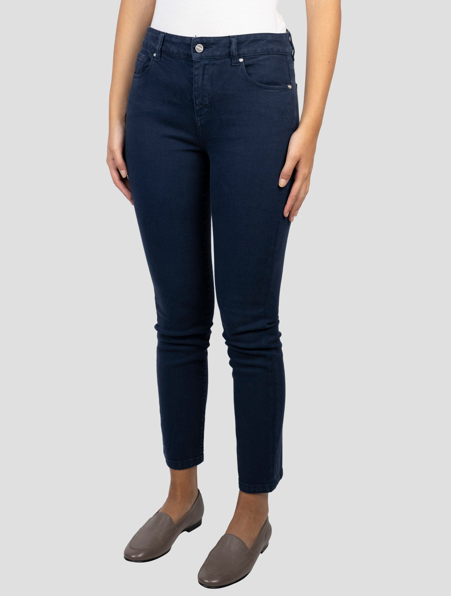 Kiton Blue Cotton Ea Jeans