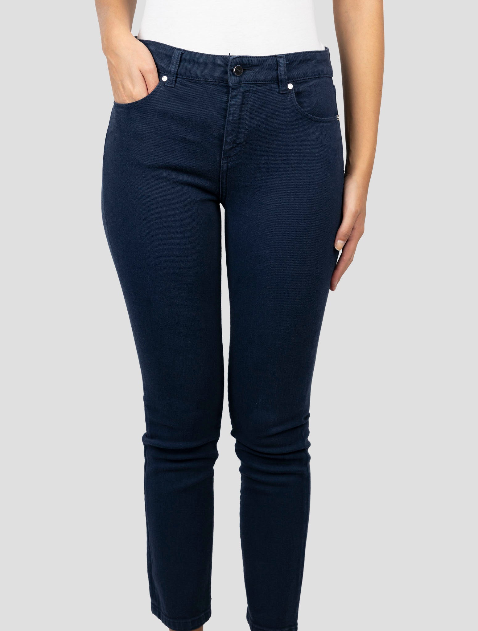 Kiton Blue Cotton Ea Jeans