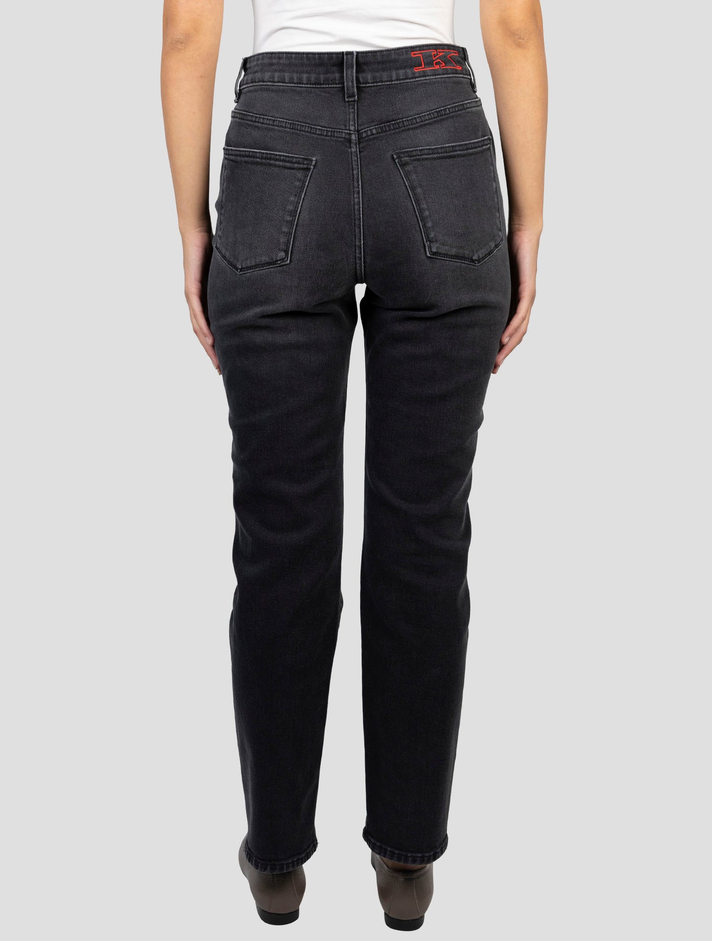 Kiton Dark Gray Cotton Ea Jeans