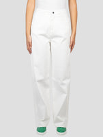 Kiton White Cotton Cashmere Ea Pants