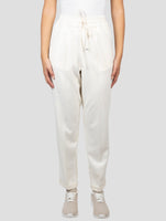 Kiton White Virgin Wool Pants
