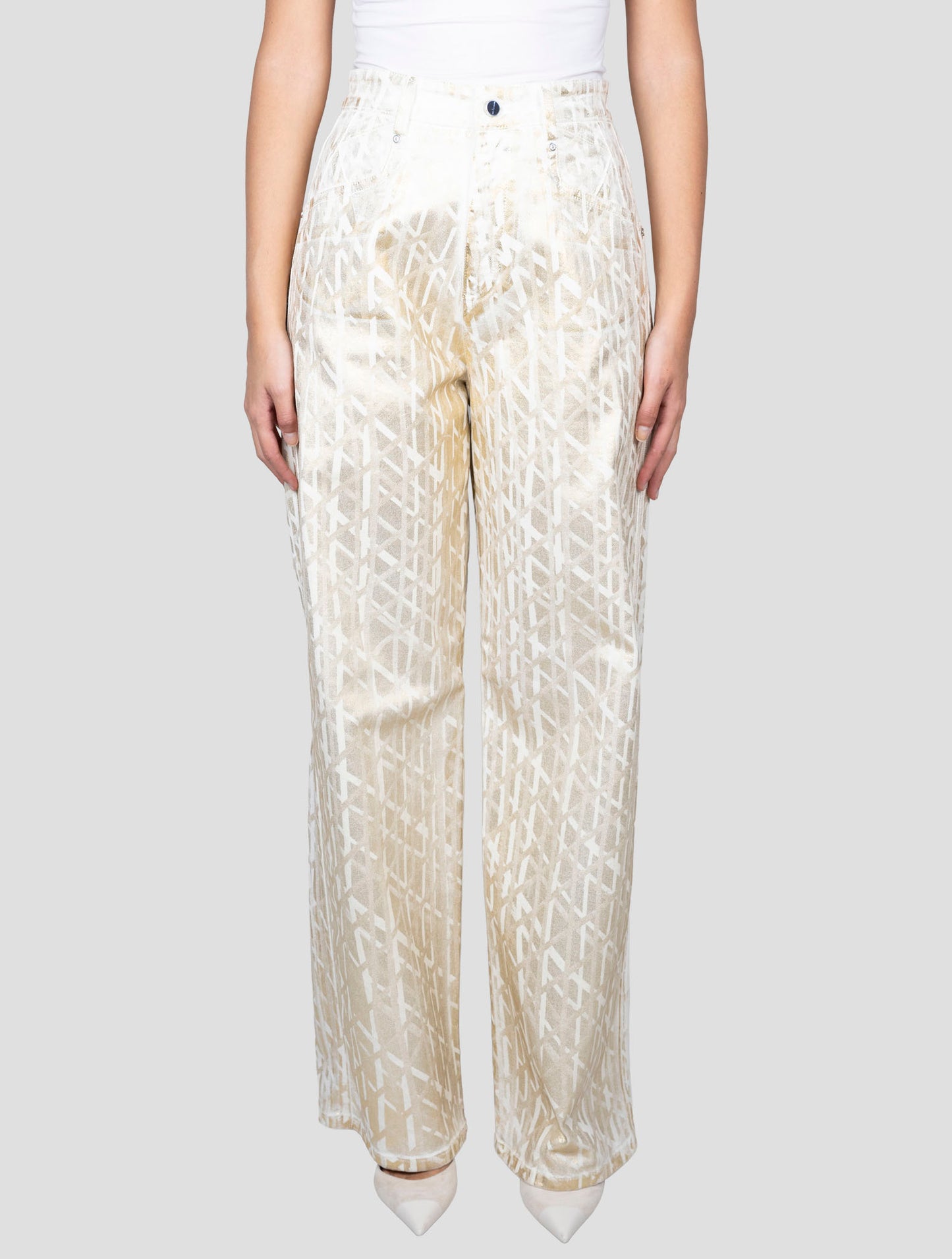 Kiton Beige Cotton Ea Jeans