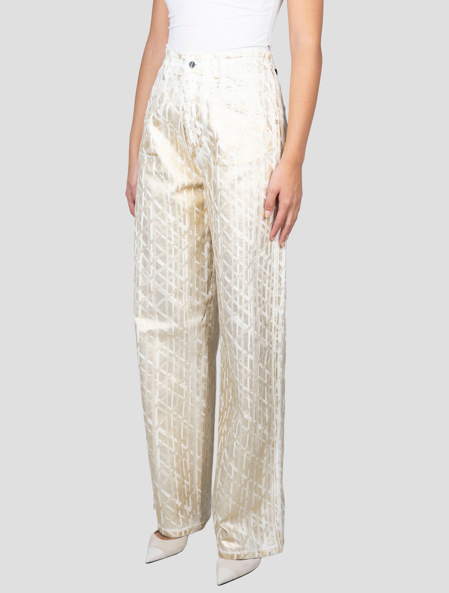 Kiton Beige Cotton Ea Jeans