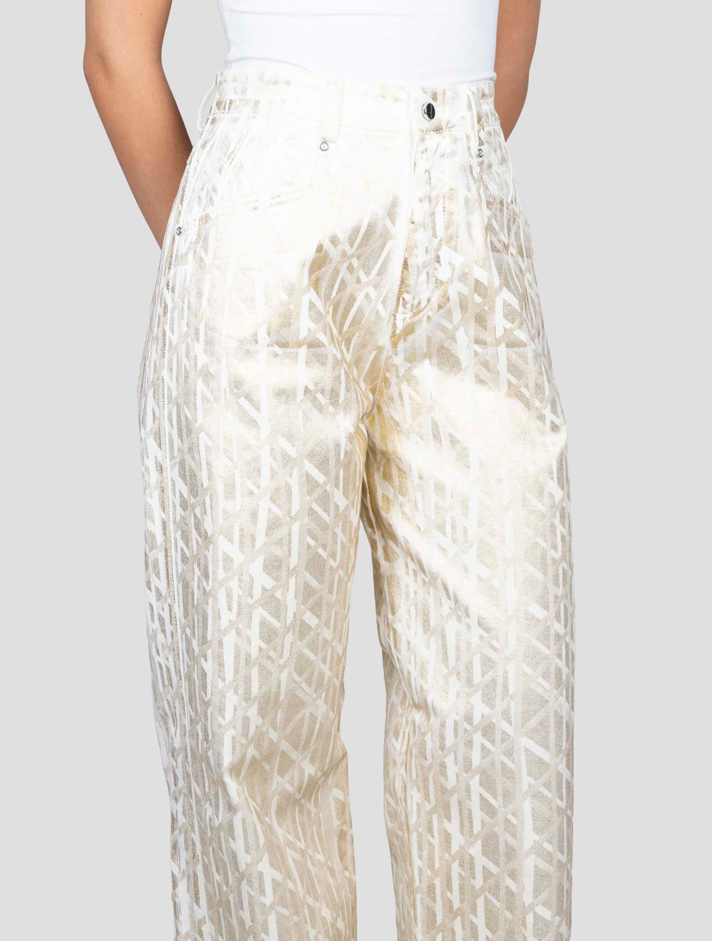 Kiton Beige Cotton Ea Jeans