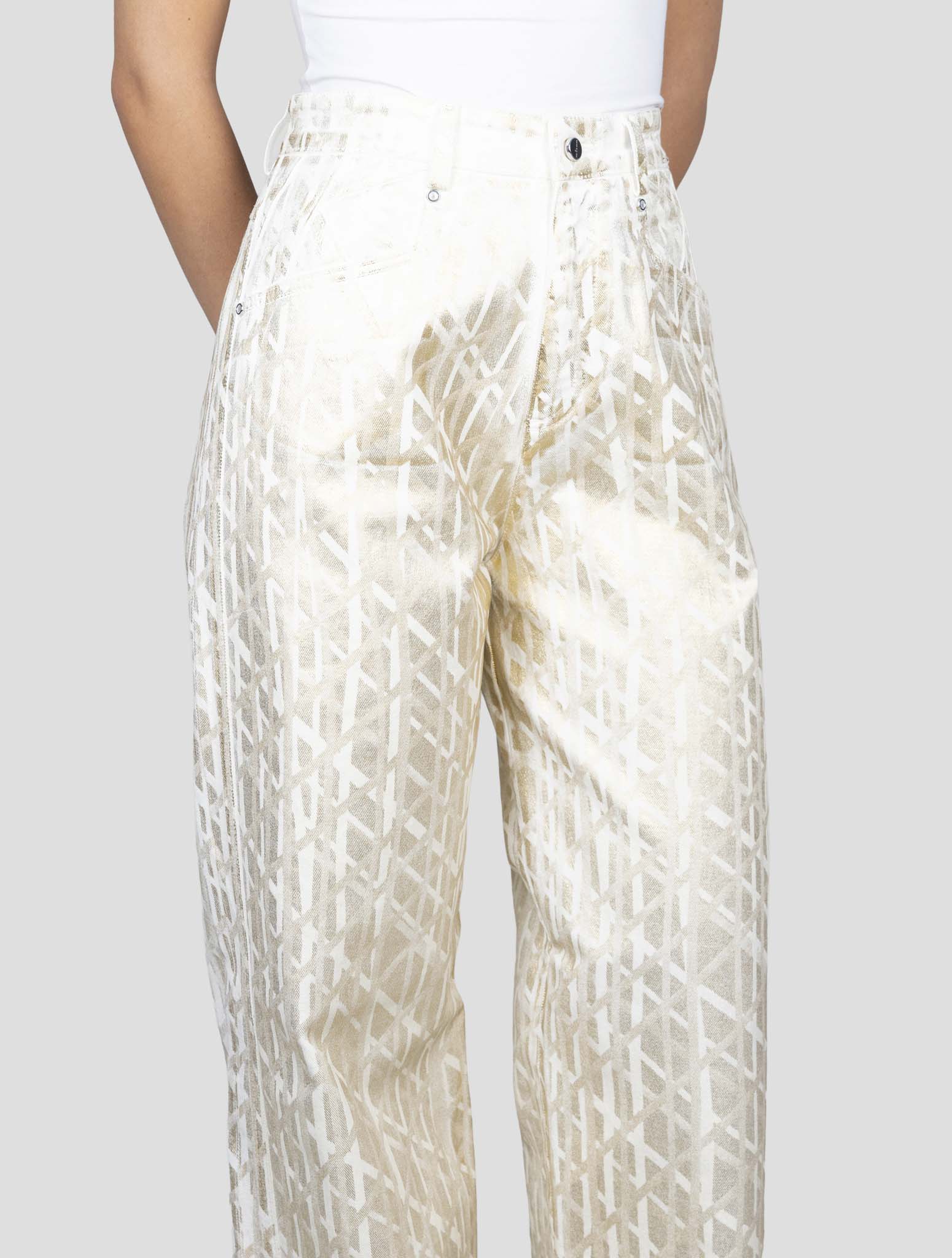 Kiton Beige Cotton Ea Jeans