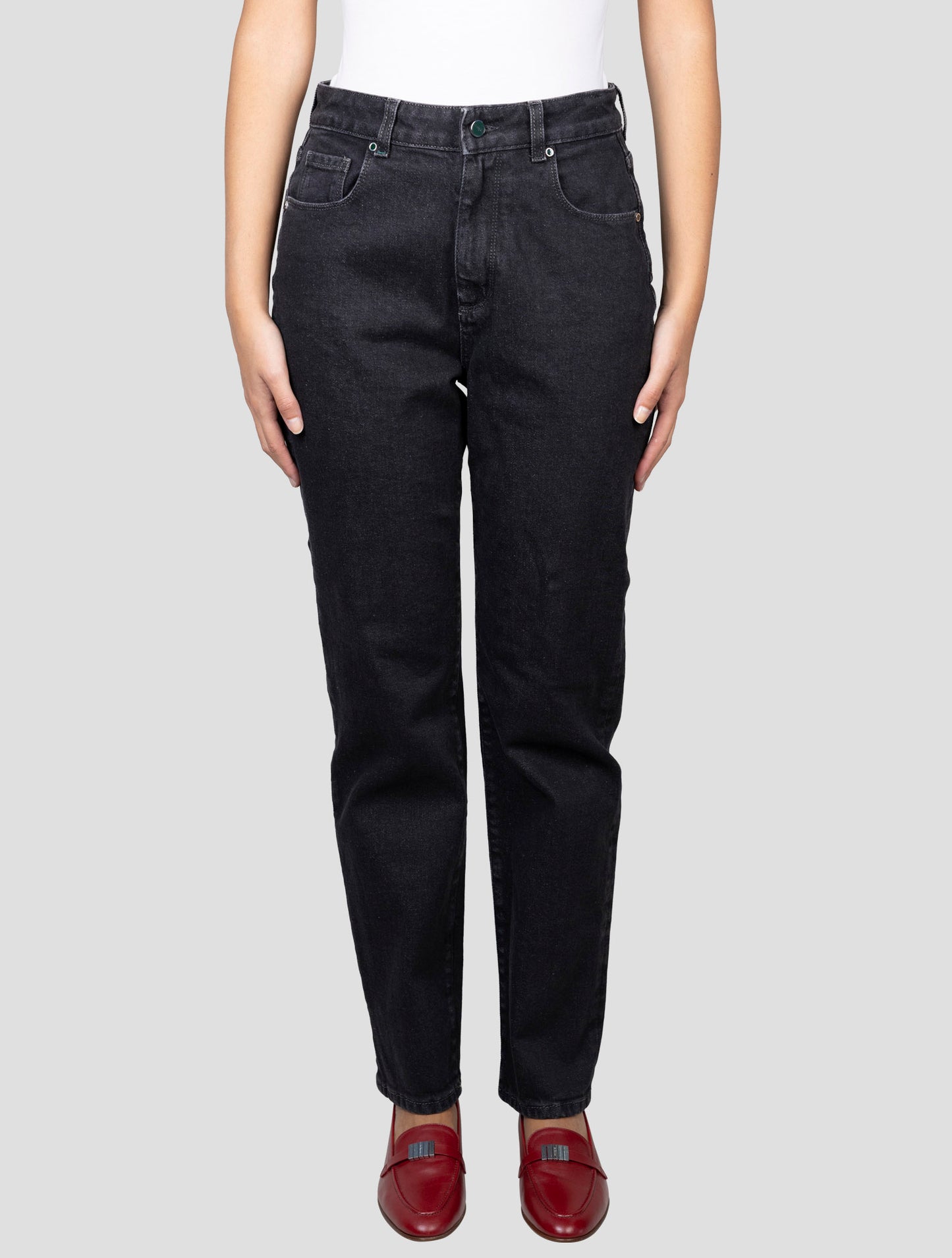 Kiton Dark Gray Cotton Ea Jeans