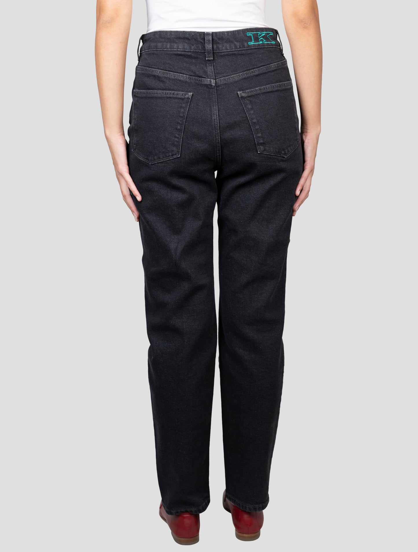 Kiton Dark Gray Cotton Ea Jeans