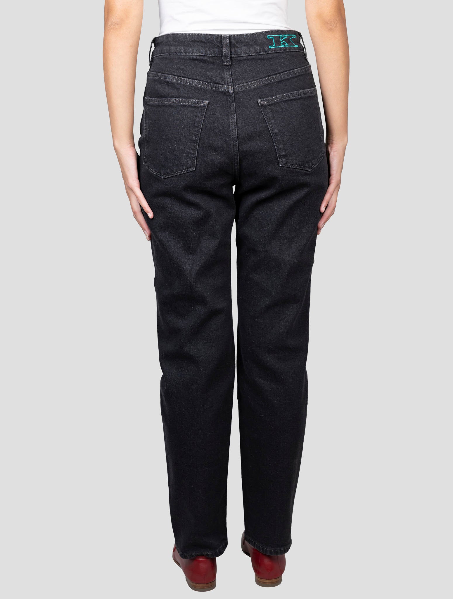 Kiton Dark Gray Cotton Ea Jeans