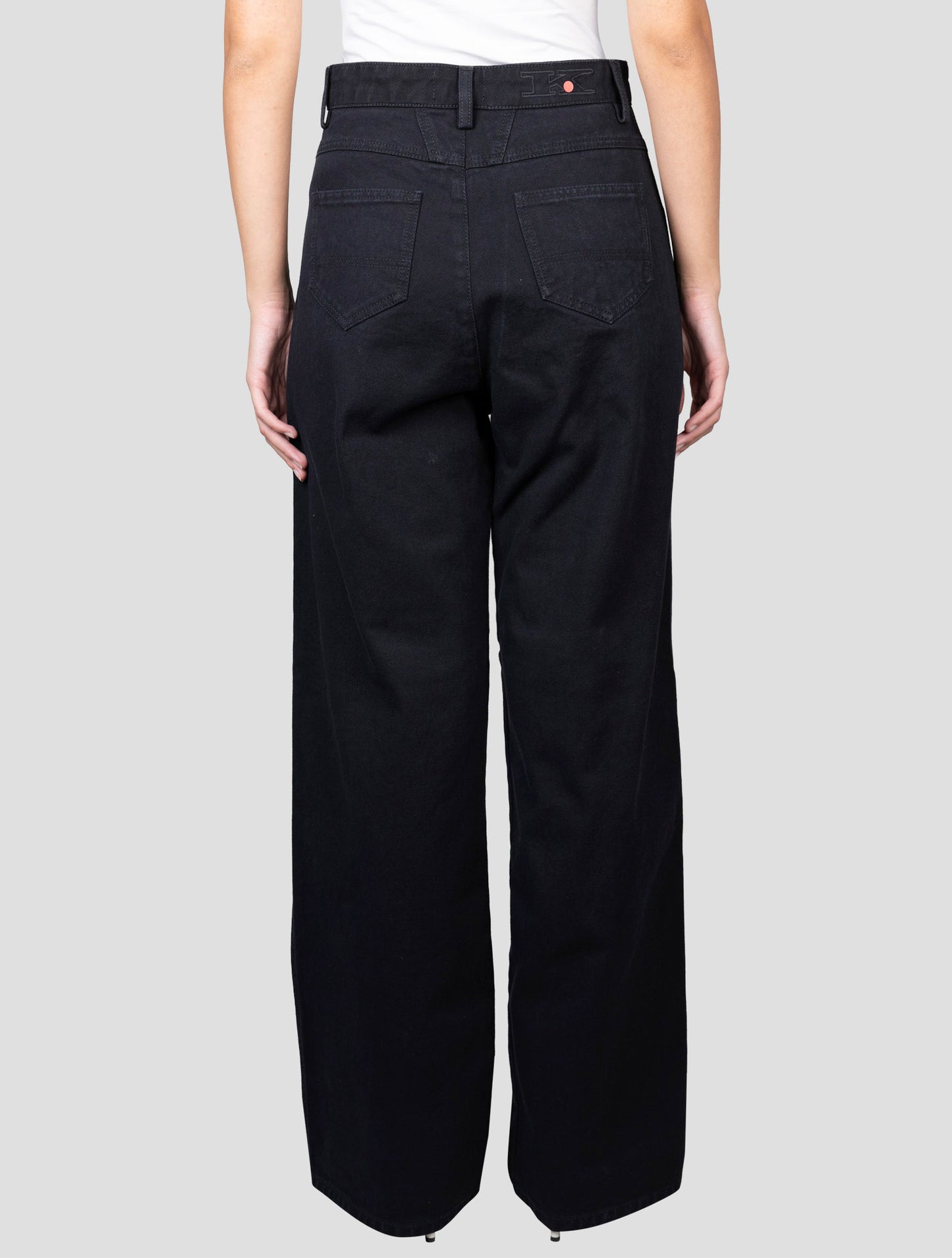 Kiton Black Cotton Jeans